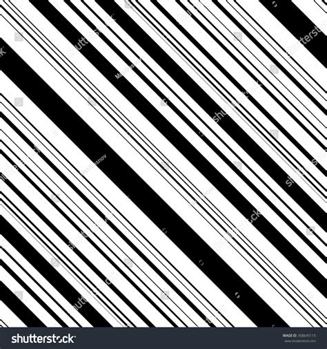 Seamless Diagonal Stripe Pattern Vector Black Stock Vector Royalty