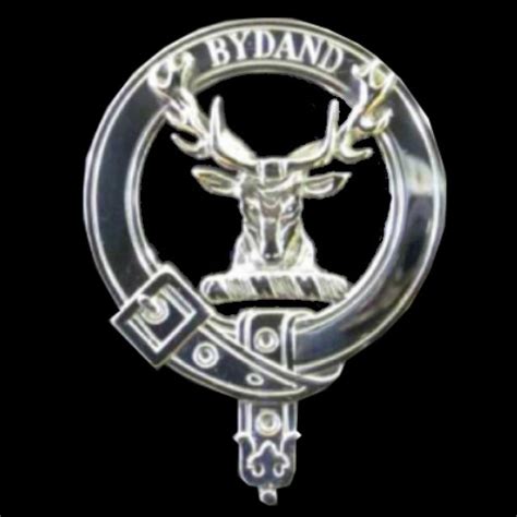 Gordon Clan Badge Polished Sterling Silver Gordon Clan Crest For