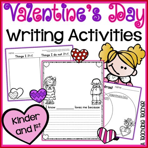 Valentines Day Writing Activities K 1 A Teachable Teacher