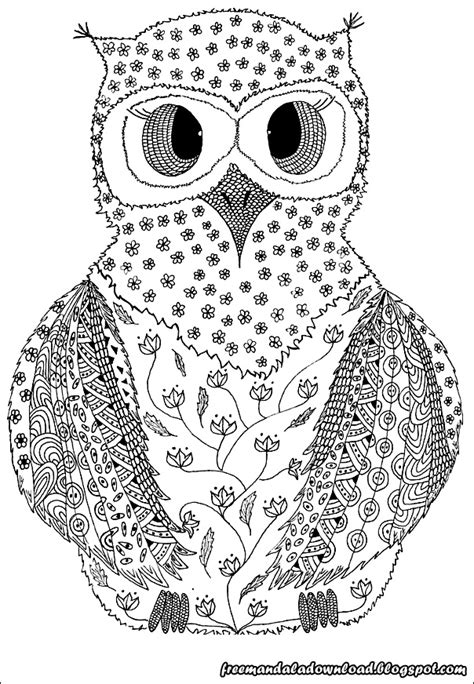 Მანდალა • mandala, tbilisi, georgia. Hand gezeichnete Eule im Zentangle Mandala - Free Mandala