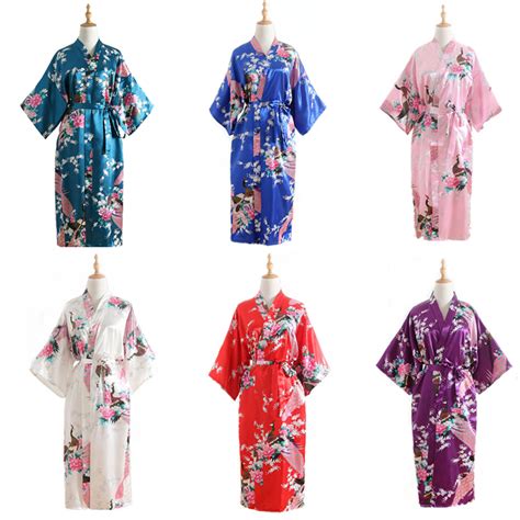 15color Women Japanese Style Kimono Yukata Sleep Wear
