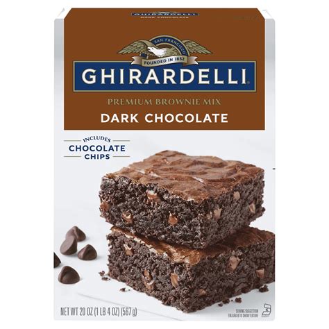 Ghirardelli Dark Chocolate Premium Brownie Mix Shop Baking Mixes At H E B