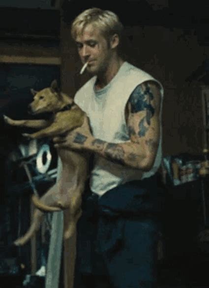 Ryan Gosling Dancing With A Dog All Tattooed And Tasty Ryan Gosling
