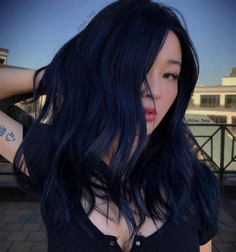 Awesome Midnight Blue Hair Dye For Dark Hair In 2022 Best Girls Hairstyle Ideas