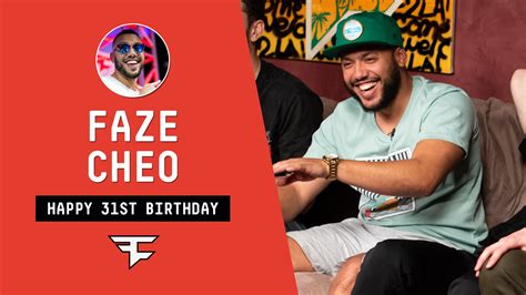 Faze Clan On Twitter Happy 31st Birthday To Fazecheo Whos Baking