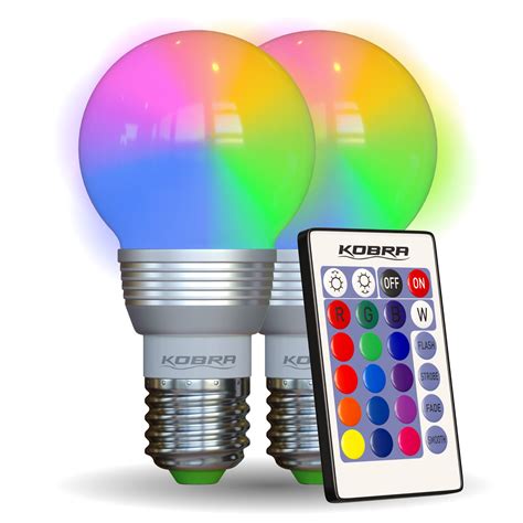Buy Kobra Led Color Changing Light Bulb With Remote Control 16