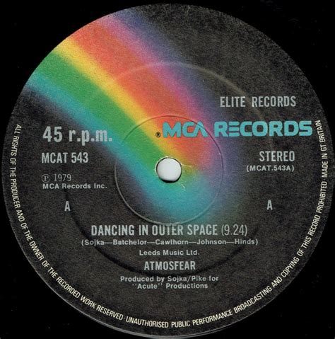 Atmosfear - Dancing In Outer Space (Vinyl, 12", 45 RPM) | Discogs