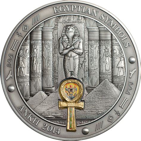 A legendary story of a family business; ANKH - EGYPTIAN SYMBOLS - 2014 3 oz High Relief Pure Silver Antique Finish Coin - Palau - The ...