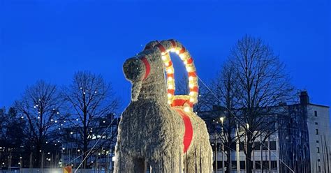 The Gävle Goat Swedens Christmas Thrill Themayoreu