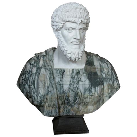 Marble Bust Roman Emperor 20th Century For Sale At 1stdibs