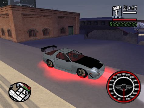 Neons And New Speedometer Image Gta San Andreas Guns And Carsmod