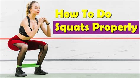 How To Squat Properly Squats For Beginners Youtube