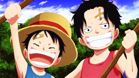 Wallpaper Luffy And Ace Ace And Luffy By Bodskih On Deviantart You