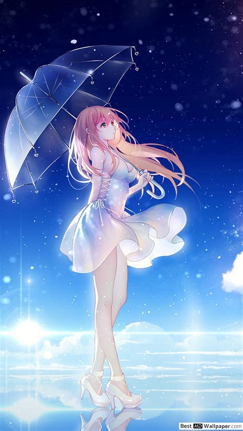 Beautiful Anime Girl Wallpaper Phone 720x1280 Wallpaper