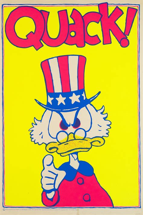 Vintage poster Quack Picsou en plus dêtre le capitaliste ultime est