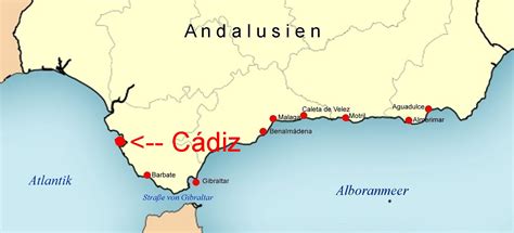 Cadiz (provinz) in andalusien urlaub in cádiz: Online-Hafenhandbuch Spanien: Cádiz (Andalusien) und der ...