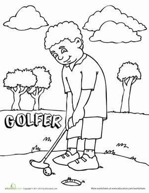 Free printable coloring pages for a variety of themes that you can print out. mini-golf Colouring Pages (page 2) | Happy Family Golf ...