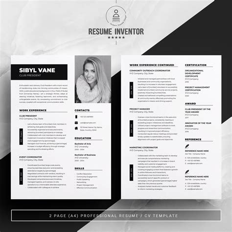Creative Resume Title, Unique CV Template, Job Seeker's Advantage