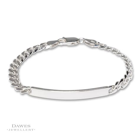 Ladies Sterling Silver Identity Bracelet Dawes Jewellery