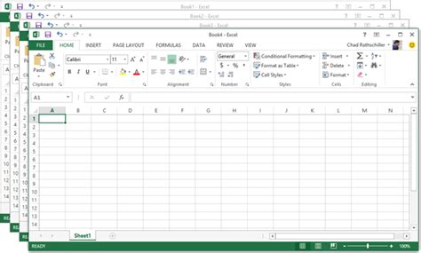 Jede spalte ist mit einem buchstaben und jede zeile mit einer zahl gekennzeichnet. Open Excel workbooks in separate windows and view them ...