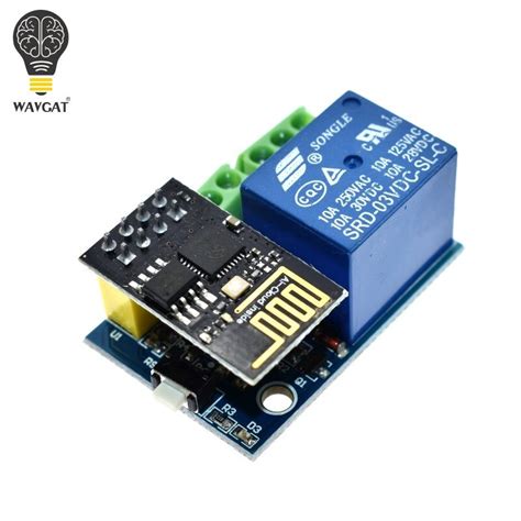 Wavgat Esp8266 Esp 01s 5v Wifi Relay Module Ds18b20 Dht11 Things Smart