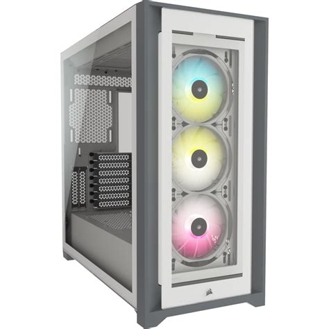 Corsair Icue 5000x Rgb Tempered Glass Mid Tower Atx Pc Smart Case