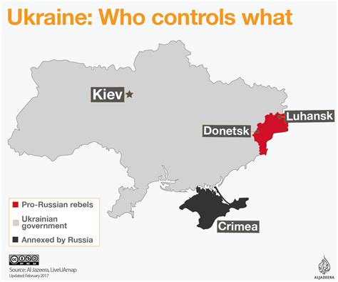 3w map dnipropetrovsk (november 2015). Ukraine: Who controls what | | Al Jazeera