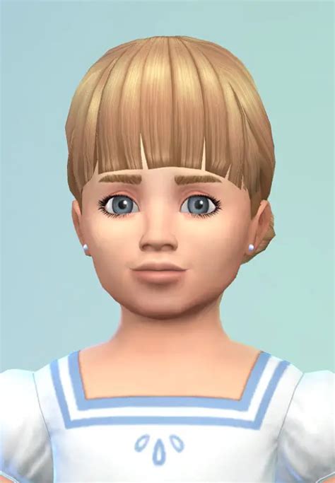 Birksches Sims Blog Bun Twins Hair For Toddlers Sims 4 Hairs