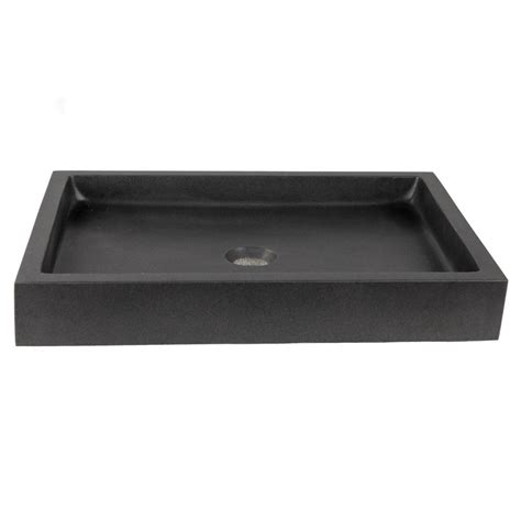 Found at eden bath website #infinity #sink #stone. Eden Bath Rectangular Vessel Sink in Lava Stone-EB_S040LS ...