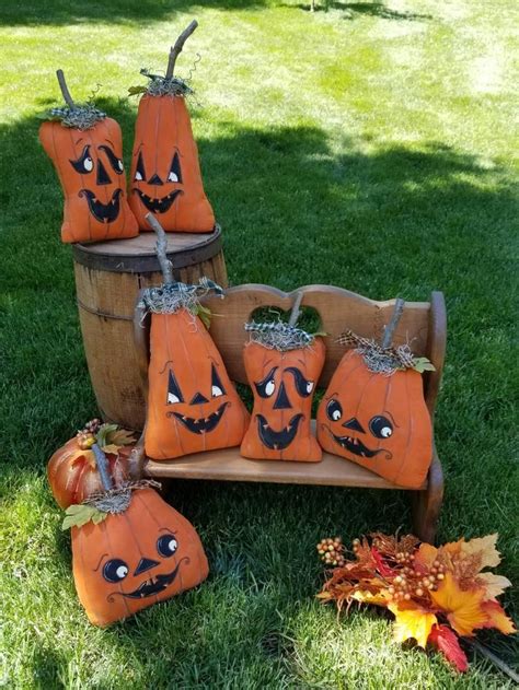 Country Pumpkin Jack O Lantern Epattern Halloween Sewing Etsy