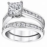 Pictures of Silver Princess Cut Ring