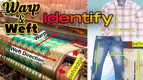 What Is Warp And Weft In Textile Identification Of Warp And Weft Youtube