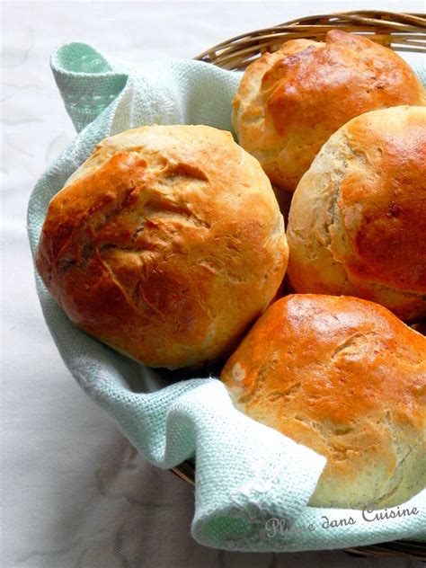 Petits pains rapides et bien moelleux pour le petit -déjeuner