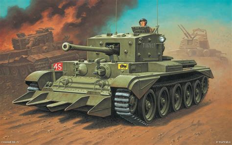 A27m Cruiser Tank Mkviii Cromwell Mkiv Military Art Military