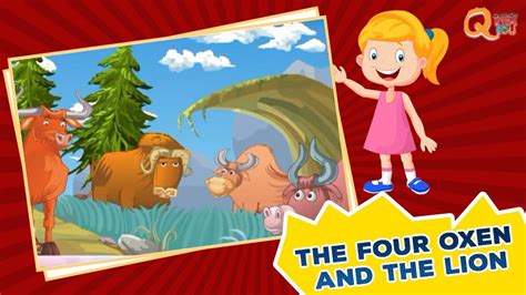 A Fabula The Four Oxen And The Lion