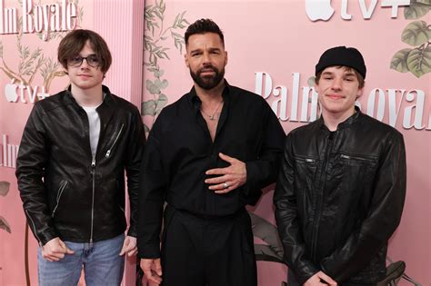 Ricky Martin poses with his twins in rare family outing at Kamala