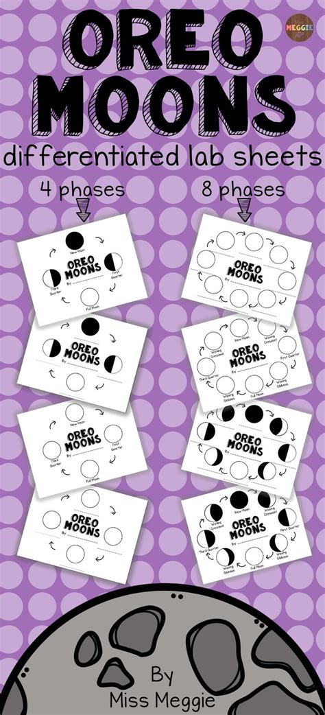 Oreo Phases Of The Moon Worksheet