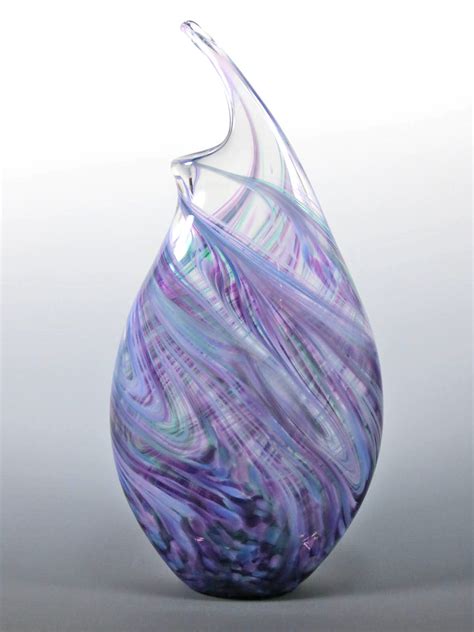 Wave Vase By Mark Rosenbaum Art Glass Vase Artful Home