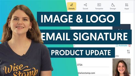Add image and logo to email signature (+ easy design options) - YouTube