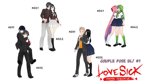 Mmd Yansim Couple Pose Pack 1 Dl By Budomasutammd On Deviantart