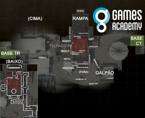 Saiba O Nome Das Posições Dos Principais Mapas De Counter Strike Global Offensive Critical Hits