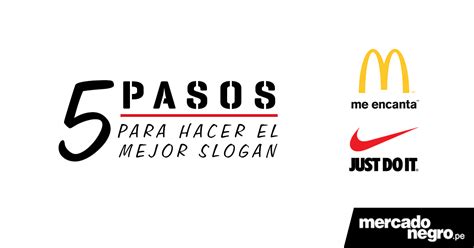 5 Pasos Para Crear Un Buen Slogan Para Tu Marca Mercado Negro