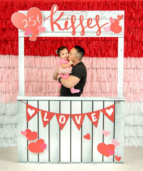 Adorable Valentines Day Photo Booth Cardboard Standee Valentines