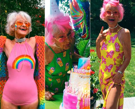 Star Di Instagram A 88 Anni Baddie Winkle è La Nonna Trasgressiva