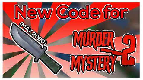 March 31, 2020march 31, 2020 by admin. New Knife Code in Murder Mystery 2 - Roblox (2020) - YouTube