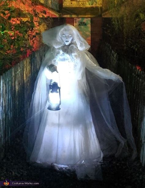 Illuminated Ghost Halloween Costume Contest At Costume