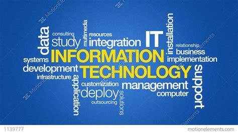 Information Technology Stock Animation | 1139777