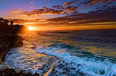 Sunset Beach Backgrounds Wallpaper Cave