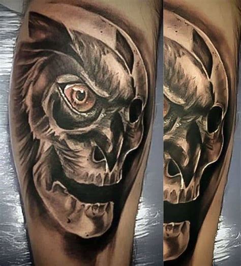 Check spelling or type a new query. 50 Owl Skull Tattoo Designs For Men - Cool Ink Ideas