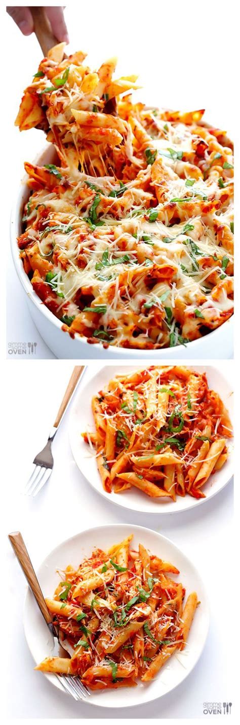 Chicken Parmesan Baked Ziti All You Need Are 6 Ingredients For This